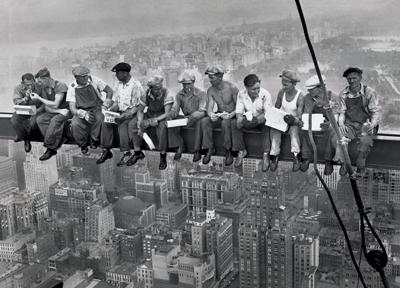 Lunch On A Skyscraper Poster 140x100cm