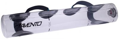 waterzak 14 liter PVC 83 x 15 cm transparant zwart