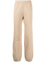 Trussardi pantalon de jogging à taille élastiquée - Marron