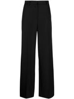 Magda Butrym pantalon en soie à coupe ample - Noir