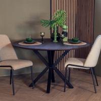 Eettafel Lissabon Bruin Rond 130cm - Giga Meubel - thumbnail