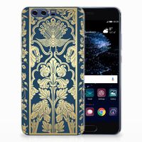 Huawei P10 Plus TPU Case Beige Flowers - thumbnail