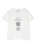 Woolrich Kids t-shirt à imprimé graphique - Blanc - thumbnail