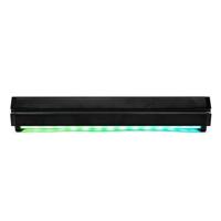 Woxter Big Bass 310 Soundbar met 20 W vermogen (RGB-achtergrondverlichting, 3,5 mm, PC/PS4/Xbox/TV/mobiele telefoon/tablet), stroomvoorziening via USB, zwart