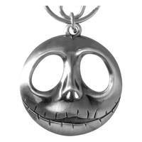 Nightmare Before Christmas Metal Keychain Jack Head With Bow