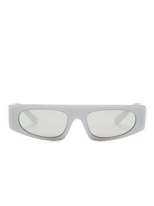 Dolce & Gabbana Kids lunettes de vue rectangulaires à plaque logo - Argent