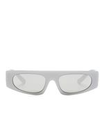 Dolce & Gabbana Kids lunettes de vue rectangulaires à plaque logo - Argent - thumbnail