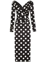 Dolce & Gabbana robe à pois - Noir