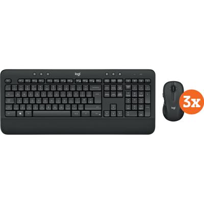 Logitech MK545 Draadloze Toetsenbord en Muis QWERTY 3-Pack Logitech MK545 Draadloze Toetsenbord en Muis QWERTY 3-Pack