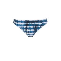 BEACHWAVE tie-dye bikinibroekje blauw/wit
