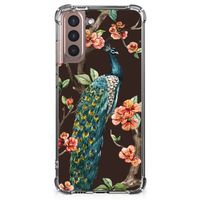 Samsung Galaxy S21 Plus Case Anti-shock Pauw met Bloemen