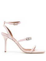 Malone Souliers sandales 70 mm à ornements en cristal - Rose