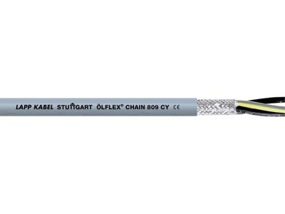 LAPP 1026777 Geleiderkettingkabel ÖLFLEX® CHAIN 809 CY 4 G 1.50 mm² Grijs 100 m