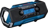 Bosch Blauw GPB 18 V-2 SC Bouwradio 18V | (ontvangst via DAB+, Bluetooth, FM en AUX) | Zonder accu's & lader - 06014A3100