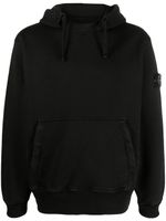 Stone Island hoodie en coton à motif Compass - Noir - thumbnail