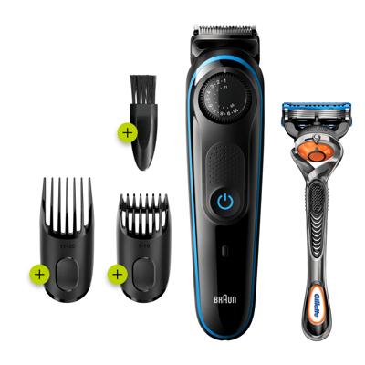 Braun BeardTrimmer BT3240 Baardtrimmer, Trimmer En Haartrimmer Voor Mannen, 39 Lengte-instellingen, Zwart/Blauw Braun BeardTrimmer BT3240 Baardtrimmer, Trimmer En Haartrimmer Voor Mannen, 39 Lengte-instellingen, Zwart/Blauw