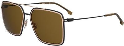 Hugo Boss zonnebril heren cat. 2 zwart/bruin (1191/S)