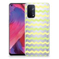 OPPO A93 5G TPU bumper Waves Yellow - thumbnail