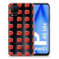 Huawei P40 Lite Siliconen Case Paprika Red