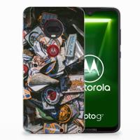 Motorola Moto G7 | G7 Plus Siliconen Hoesje met foto Badges