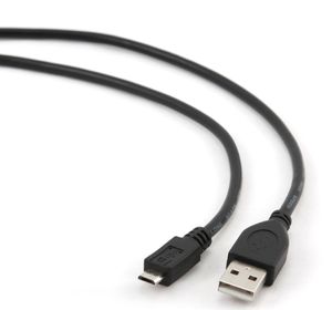 Gembird CCP-MUSB2-AMBM-10 USB-kabel 3 m USB 2.0 Micro-USB B USB A Zwart