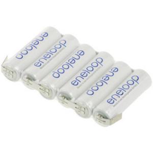 Panasonic eneloop Reihe F1x6 Accupack Aantal cellen: 6 Batterijgrootte: AA (penlite) U-soldeerlip NiMH 7.2 V 1900 mAh