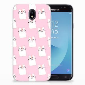 Samsung Galaxy J7 2017 | J7 Pro TPU Hoesje Sleeping Cats