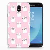 Samsung Galaxy J7 2017 | J7 Pro TPU Hoesje Sleeping Cats - thumbnail