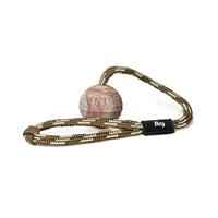 IDC Natural Rubber Ball with Closable Handle, Horizontally Grooved, 50 mm