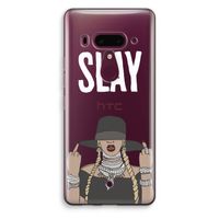 Slay All Day: HTC U12+ Transparant Hoesje - thumbnail