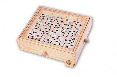 Longfield Games houten labyrinth 35,5 x 30 cm blank Longfield Games houten labyrinth 35,5 x 30 cm blank
