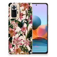 Xiaomi Redmi Note 10 Pro TPU Case Flowers - thumbnail