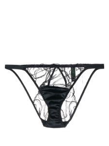 Fleur Of England culotte Frider Ouvert - Noir