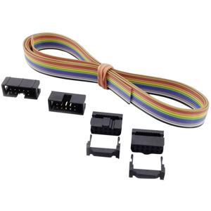 BKL Electronic 10122103 Pinconnectorset Met trekonlasting Rastermaat: 2.54 mm Totaal aantal polen: 10 Aantal rijen: 2 1 set(s)