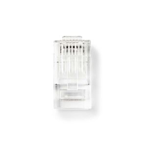 Netwerkconnector | RJ45 (8P8C) Male - 10 Stuks | Transparant [CCGB89300TP]