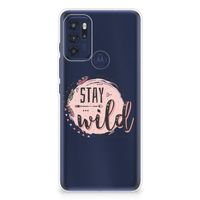 Motorola Moto G60s Telefoonhoesje met Naam Boho Stay Wild - thumbnail