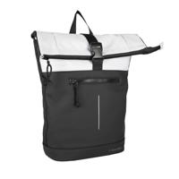 New Rebels Backham New York Zwart 21L Rolltop Rugzak Waterafstotend Laptop 15.6" - thumbnail