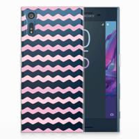 Sony Xperia XZs | XZ TPU bumper Waves Roze