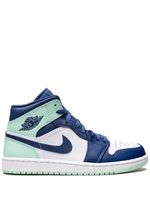 Jordan baskets Air Jordan 1 Mid "Blue Mint" - Bleu - thumbnail