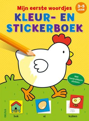Deltas Mijn eerste woordjes kleur en stickerboek (3 5 jaar) Deltas Mijn eerste woordjes kleur en stickerboek (3 5 jaar)