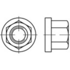TOOLCRAFT 138172 Zeskantmoeren met flens M42 DIN 6331 Staal 1 stuk(s)