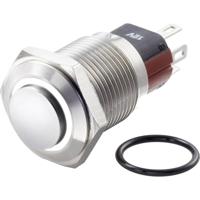TRU COMPONENTS TC-7495064 TC-GQ16-KH-11ZE/J/W/12V/S Vandalismebestendige drukschakelaar 48 V/DC 2A