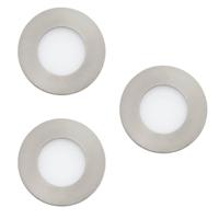 Eglo Spots Zigbee Fueva-Z - set van 3 RVS 900111