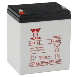 Yuasa NP4-12 NP4-12 Loodaccu 12 V 4 Ah Loodvlies (AGM) (b x h x d) 90 x 106 x 70 mm Kabelschoen 4.8 mm Onderhoudsvrij