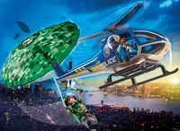 PLAYMOBIL City Action Politiehelikopter Parachute Achtervolging 70569 - thumbnail