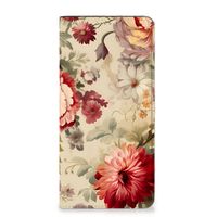 Smart Cover voor Samsung Galaxy A14 5G Bloemen