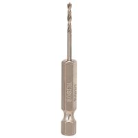 Bosch Pro houtspiraalboor met 1/4- zeskantige schacht HSS (Ø 2 mm) Durchmesser: 2/Gesamtlänge in mm: 62