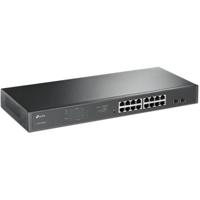 TP-Link TL-SG1218MPE Managed Gigabit Ethernet (10/100/1000) Power over Ethernet (PoE) Zwart
