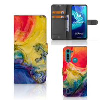 Hoesje Motorola G8 Power Lite Watercolor Dark - thumbnail