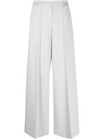 Dorothee Schumacher pantalon orné de perles à taille haute - Gris